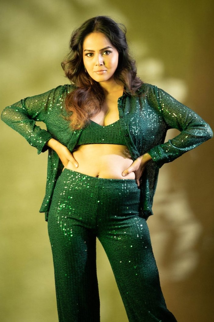 Emerald Sequin Bralet