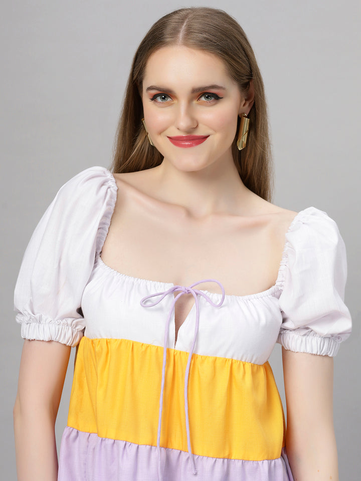 Colourblock Cute Holiday Dress