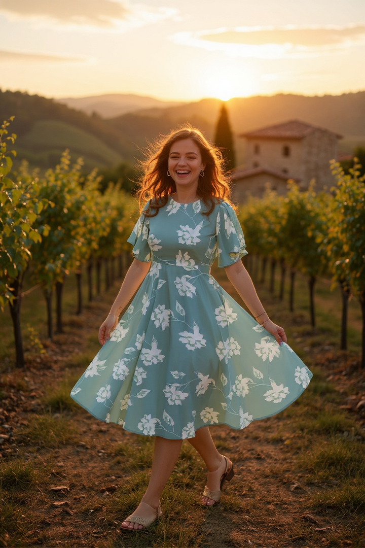 Monsoon Bloom Backless dress