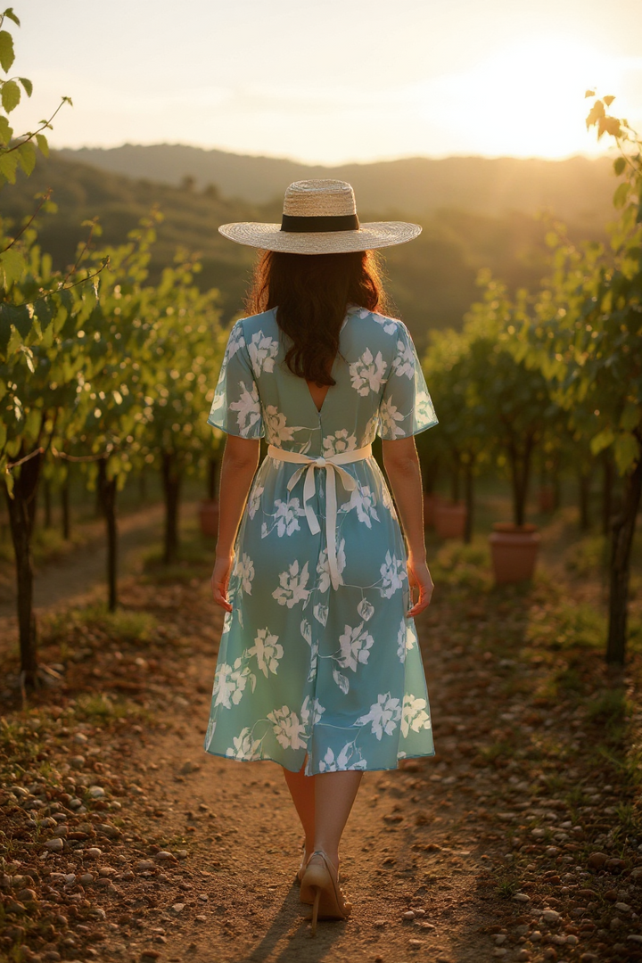 Monsoon Bloom Backless dress
