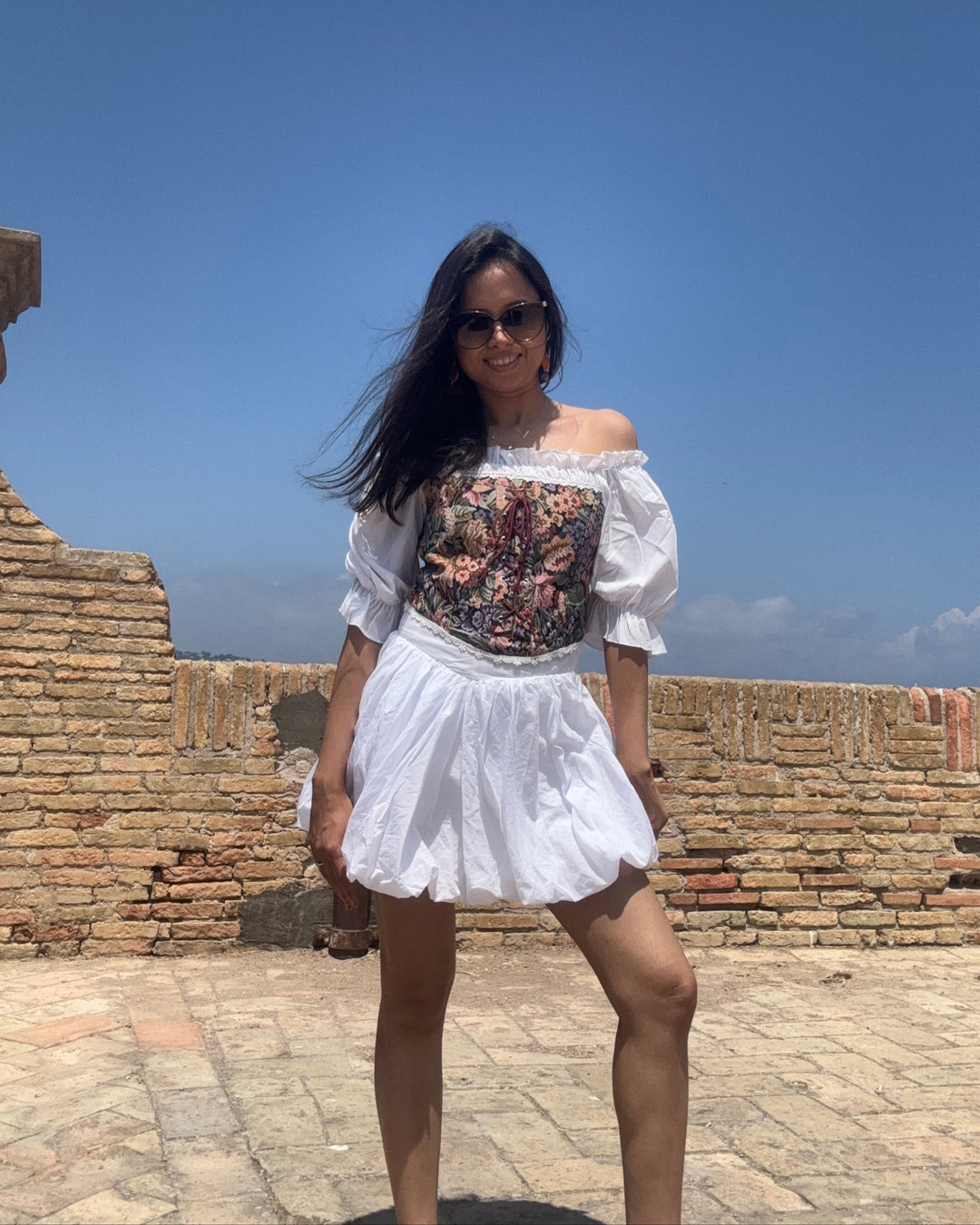 Vintage Lady Cropped Top