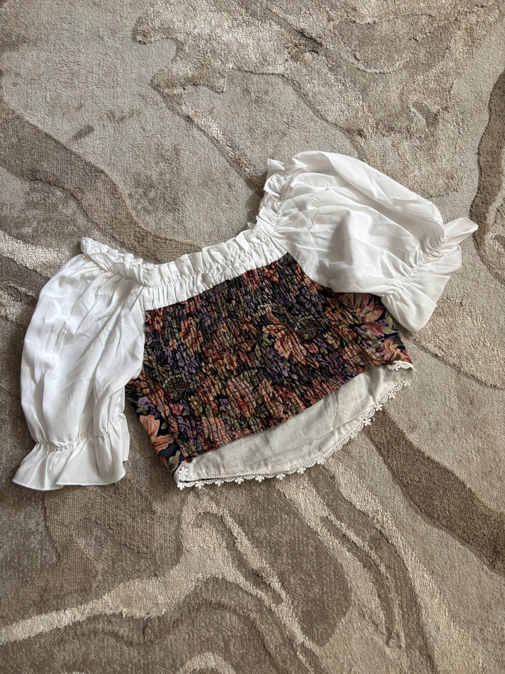 Vintage Lady Cropped Top