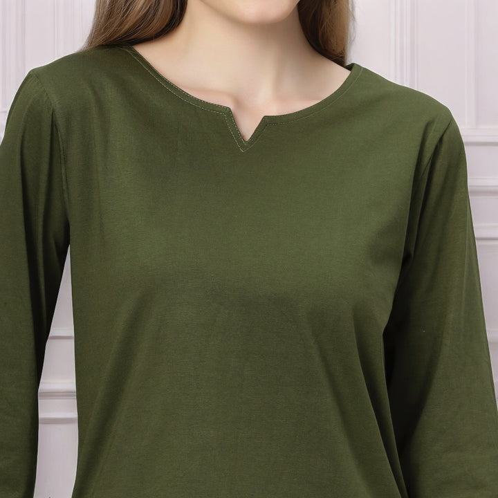 Olive Green Lounge Set