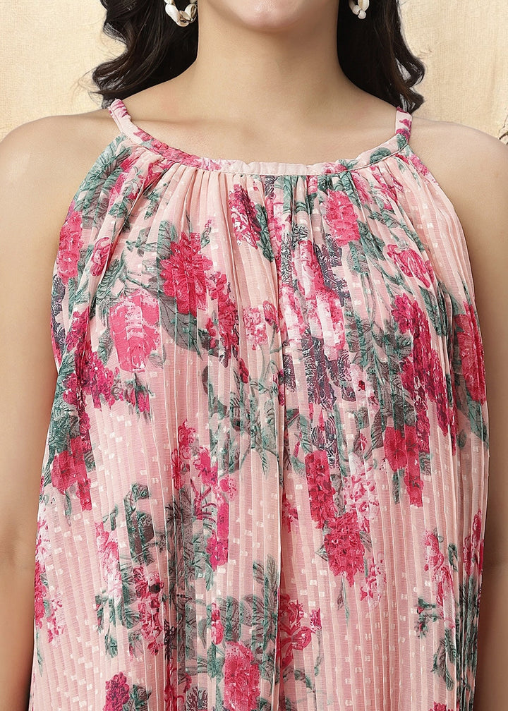 Rose Garden Pleated Dress