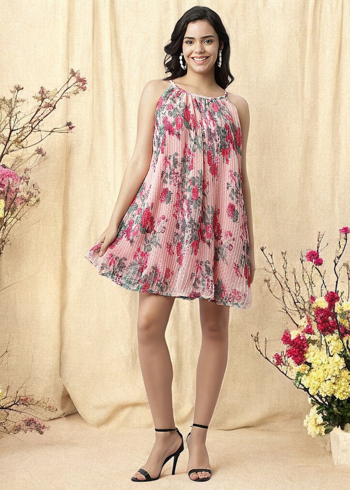 Rose Garden Pleated Dress