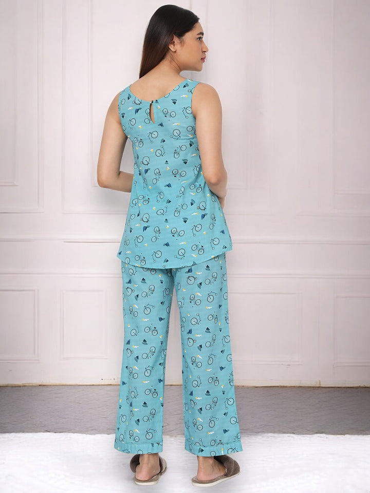 Blue Cycle Lounge Set