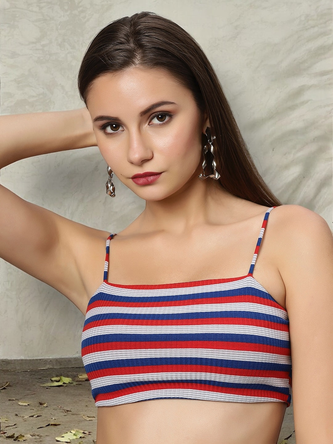 Blue Striped Cami