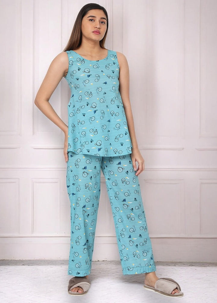 Blue Cycle Lounge Set