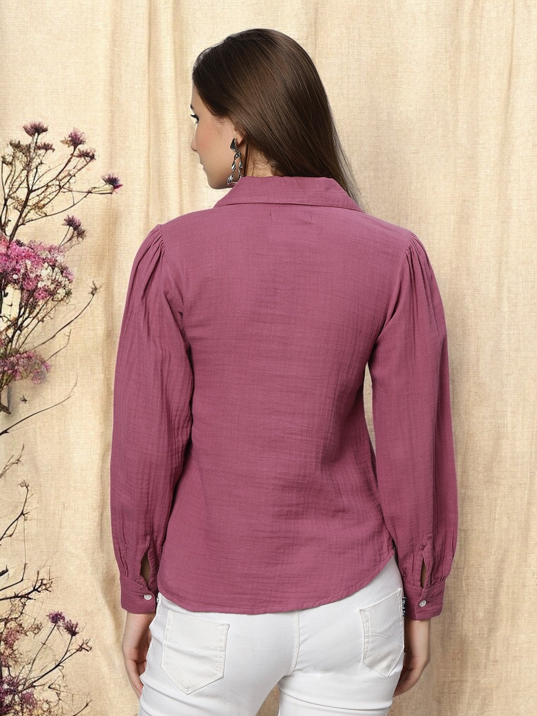 Butterfly Plum Shirt