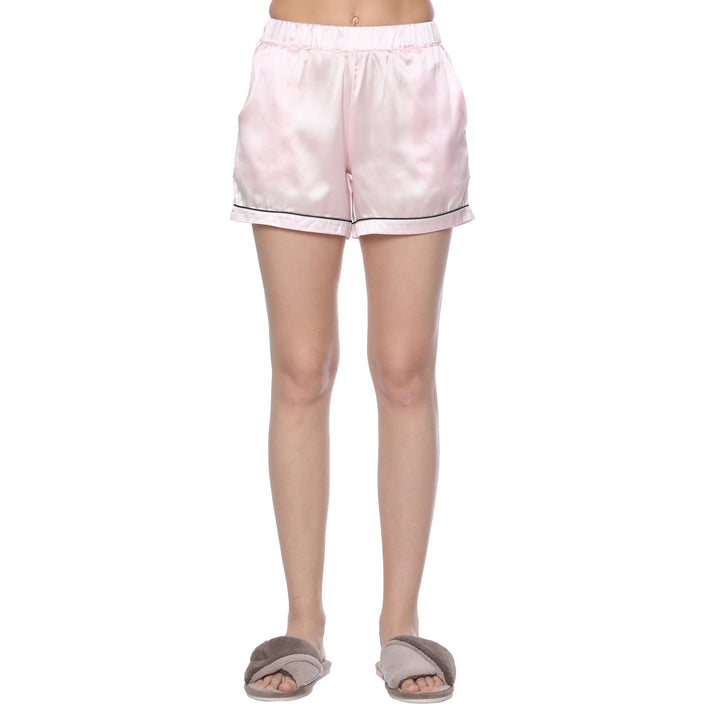 Pink Satin Night Suit