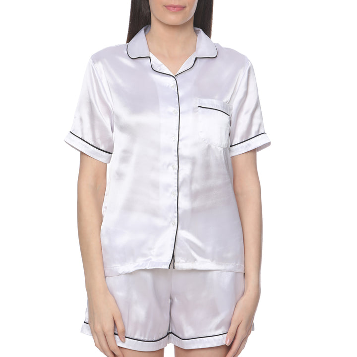 White Satin Nightsuit