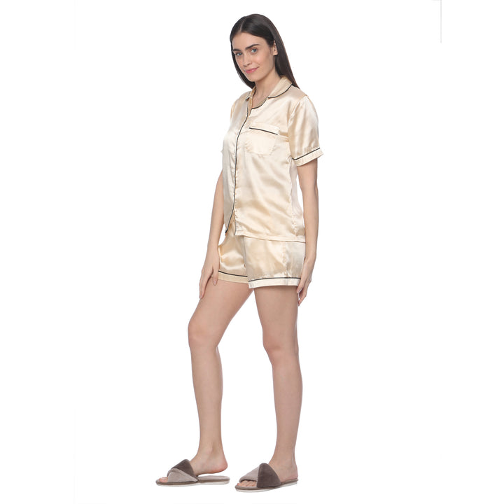 Champagne Satin Nightsuit