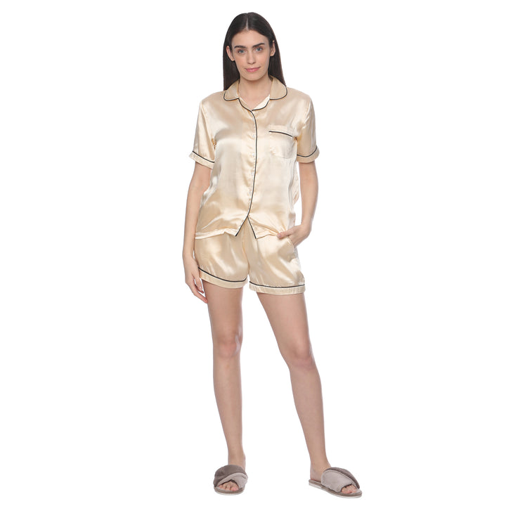 Champagne Satin Nightsuit