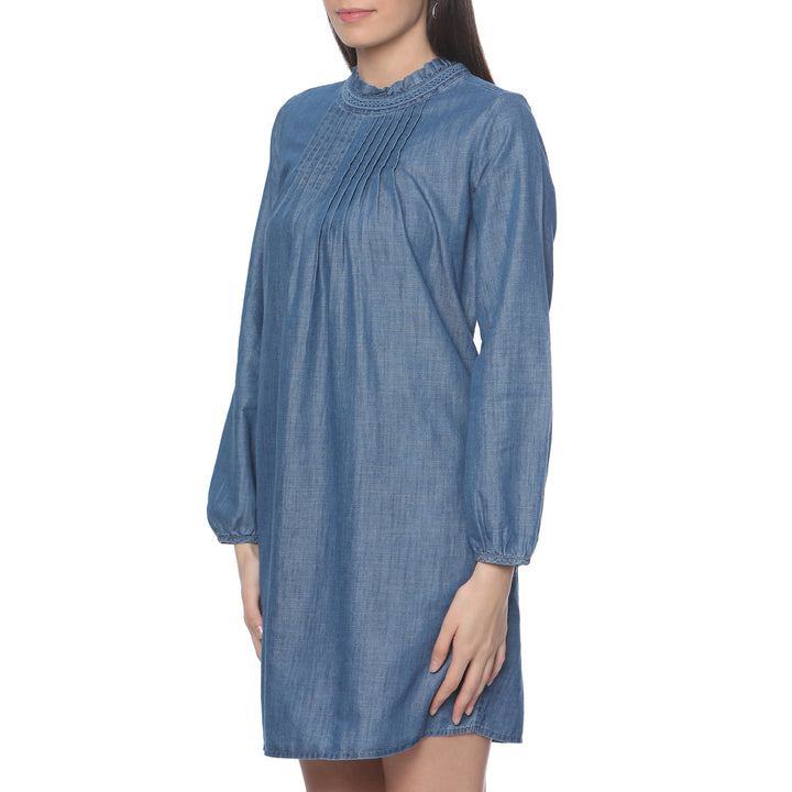 A-line Denim Mini Dress