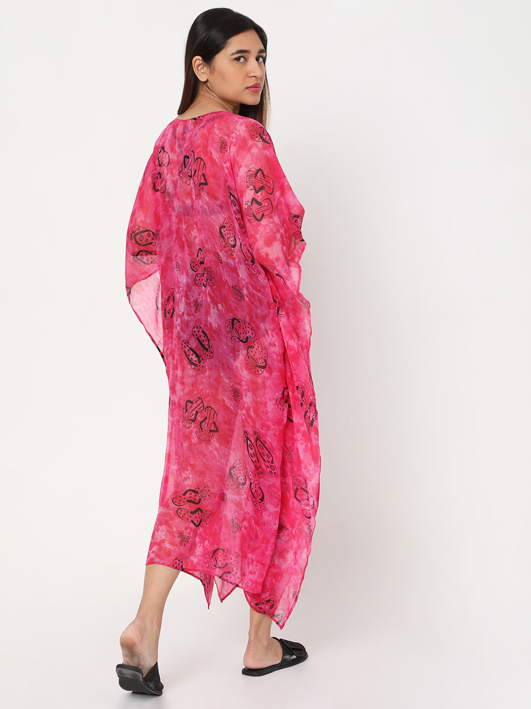 Pink Flip Flop Kaftan Dress