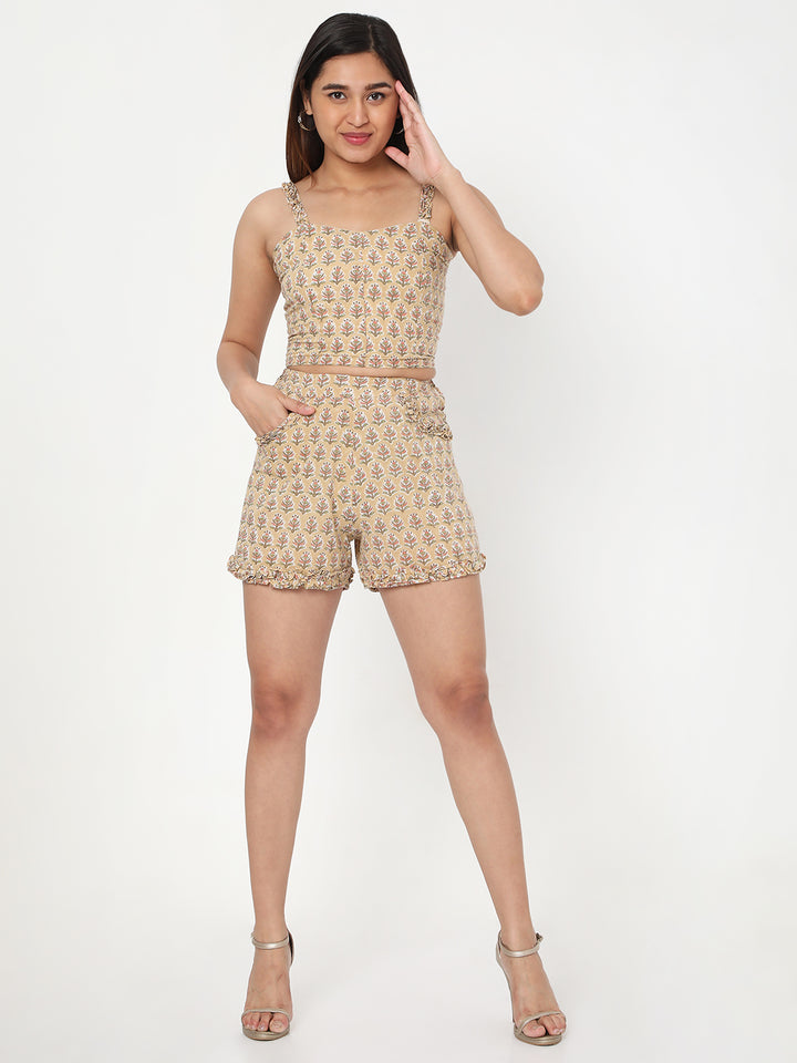 Floral Printed Summer Coord Set