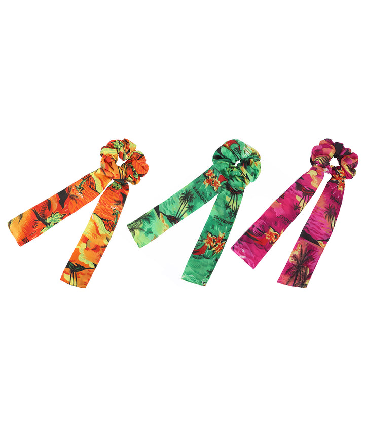 Beach Barbados Scrunchy-cum-bandana Set