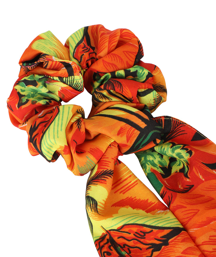 Beach Barbados Scrunchy-cum-bandana Set