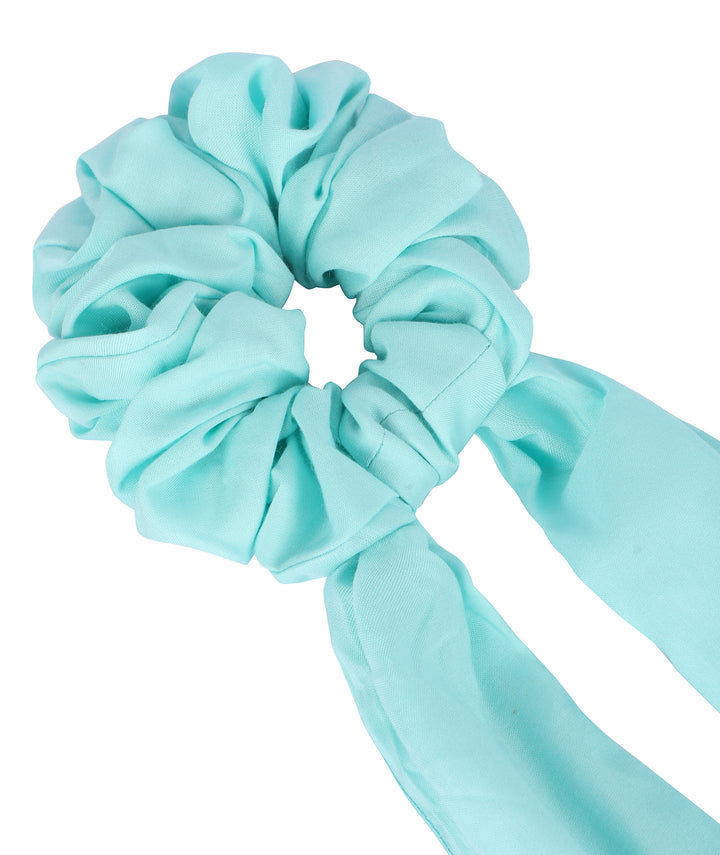The Solid Scrunchy-Cum-Bandana Set