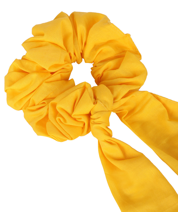 The Solid Scrunchy-Cum-Bandana Set