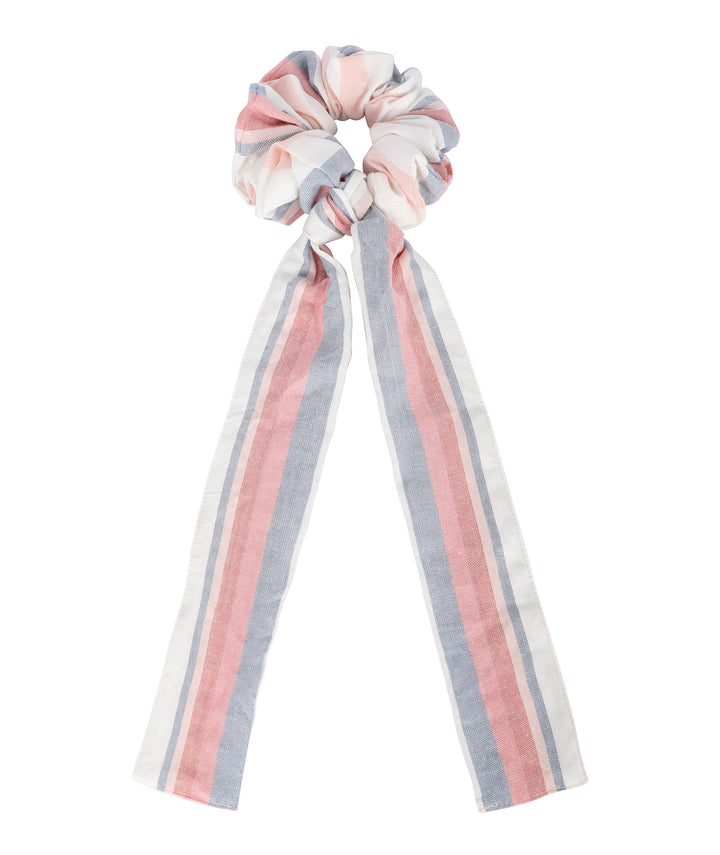 The formal stripes scrunchy-cum-bandana set