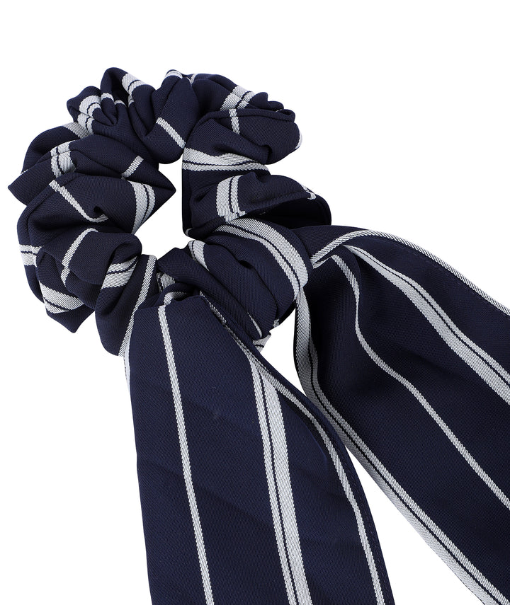 The formal stripes scrunchy-cum-bandana set