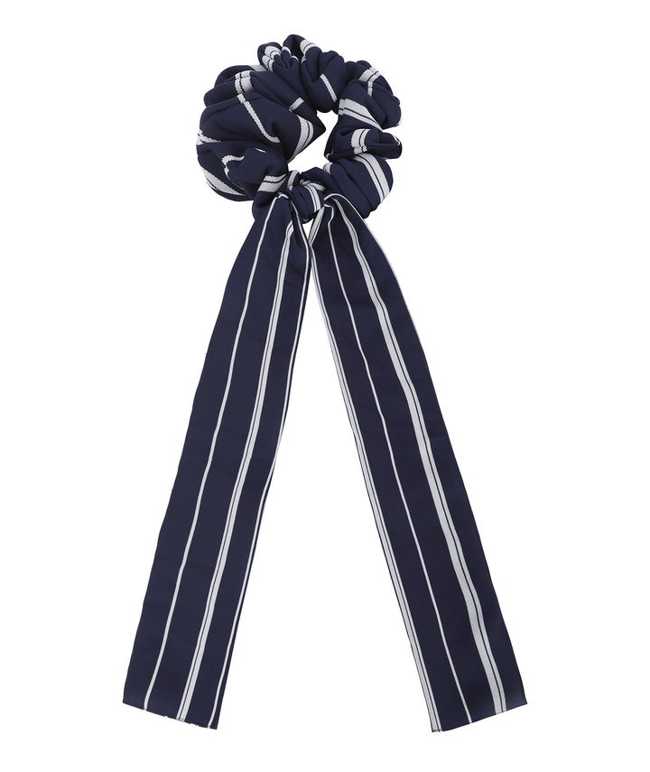 The formal stripes scrunchy-cum-bandana set