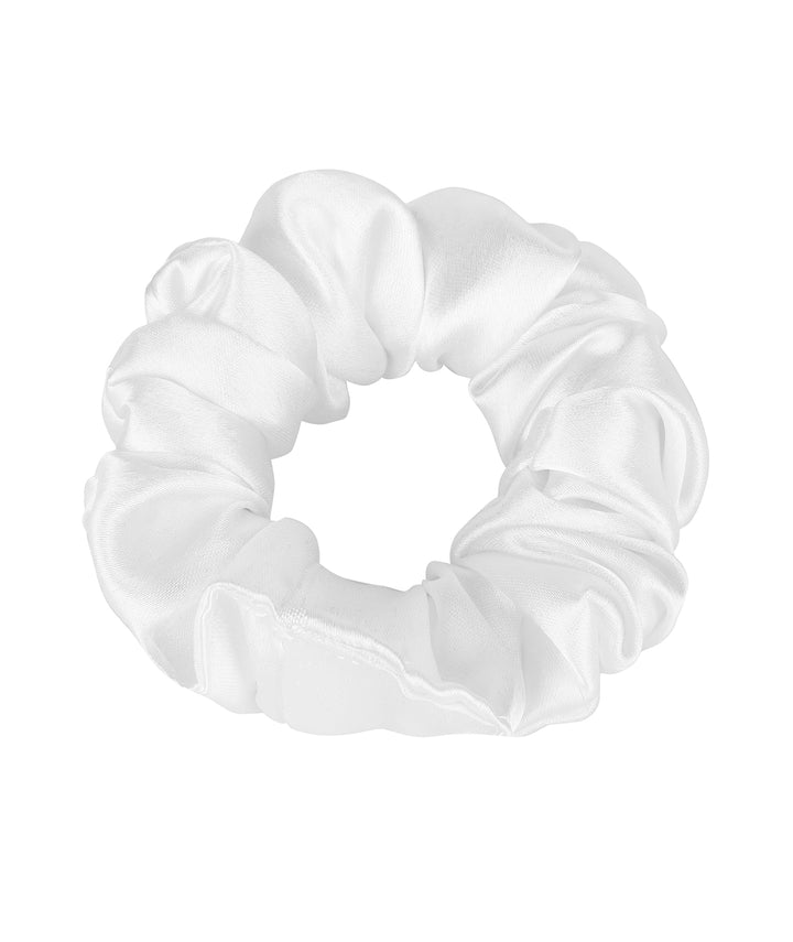 The Solid Satin Scrunchy Set Pack of 4