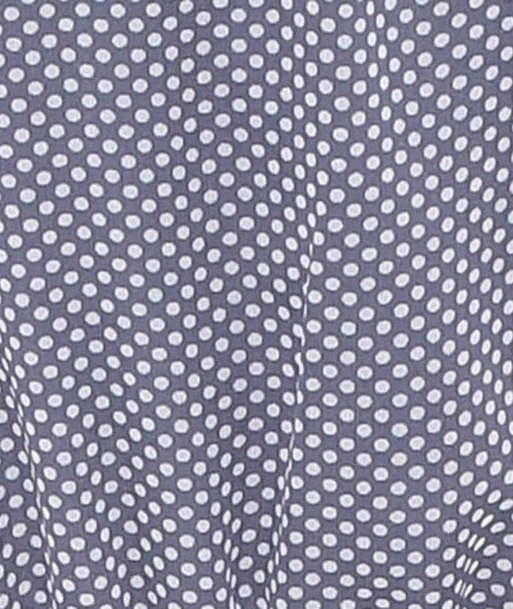 Grey Polka Dot Dress