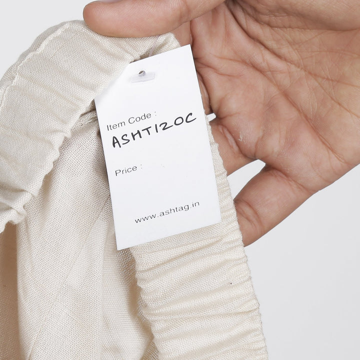 Cream Cotton Pants