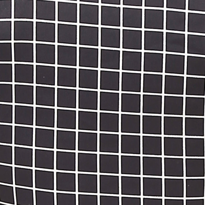 Black and White Checkered Crop Top