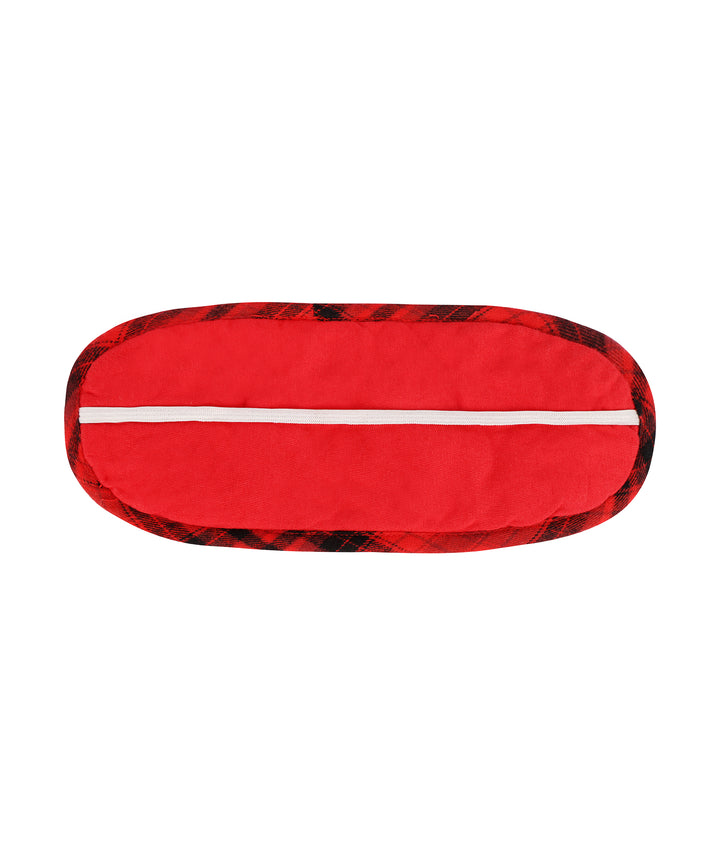 Red Checked Eyemask
