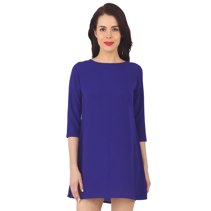 Ink Blue Shift Dress