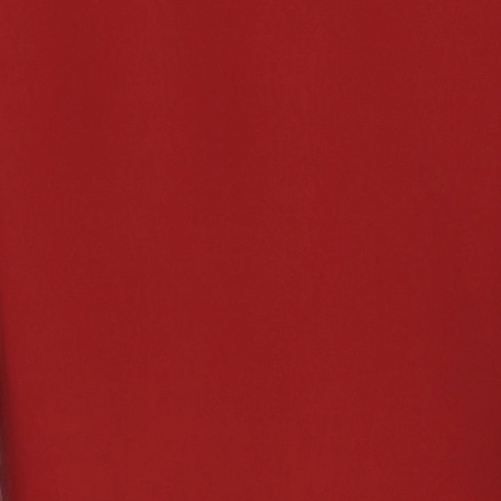 Red Polyester Short Dress