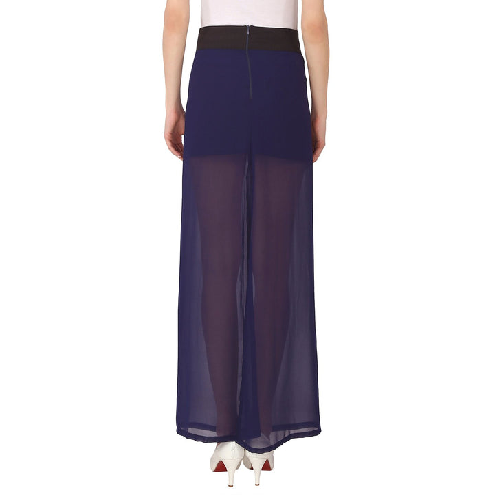 Navy Blue Maxi Skirt