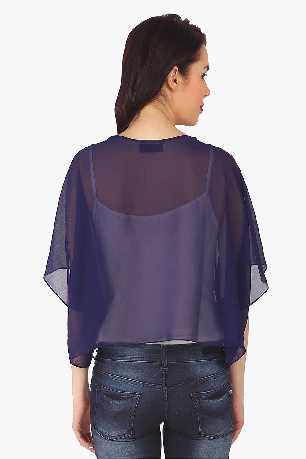 Navy Blue Kimono