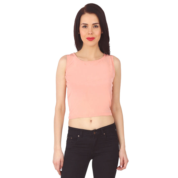 Peach Back Flap Open Top