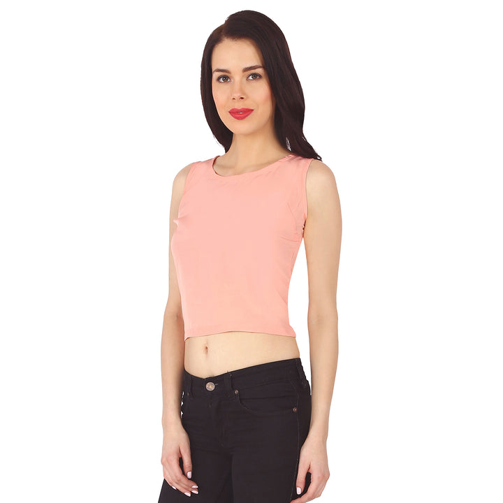 Peach Back Flap Open Top