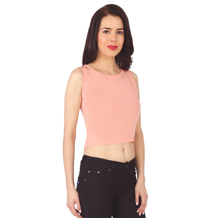 Peach Back Flap Open Top