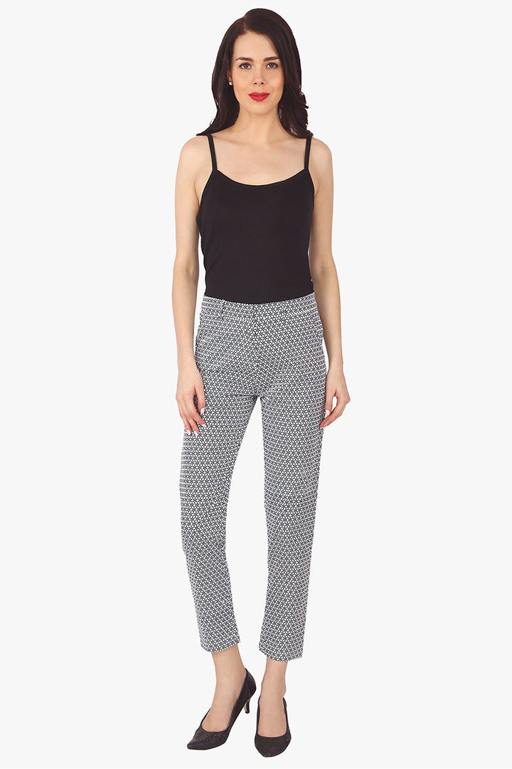 Printed Pencil Pants