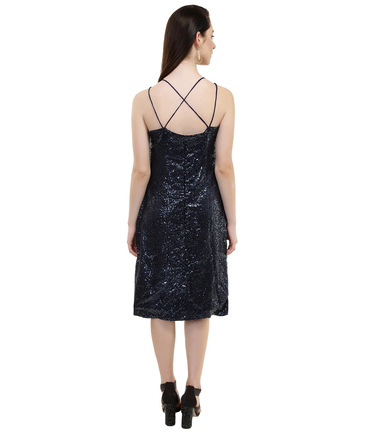 Bling Blackcurrant Bodycon Midi