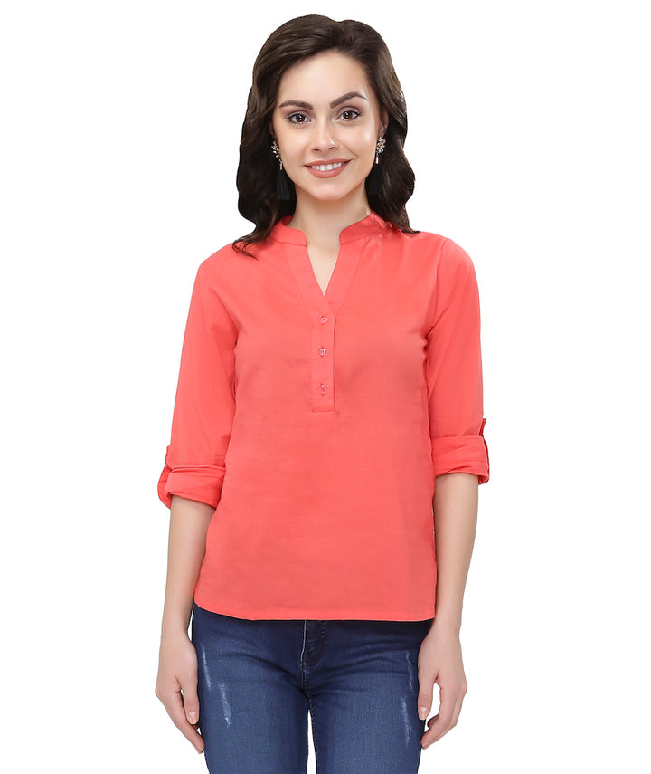 Pink Soft Cotton Shirt