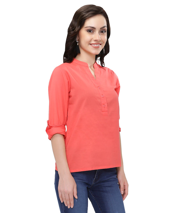Pink Soft Cotton Shirt