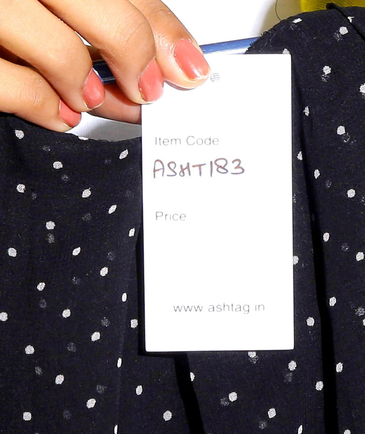 Black Polka Dot Dress.