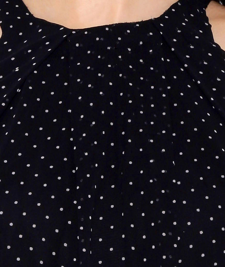 Black Polka Dot Dress.