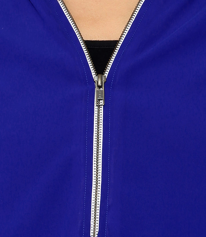 Royal Blue Zip Top