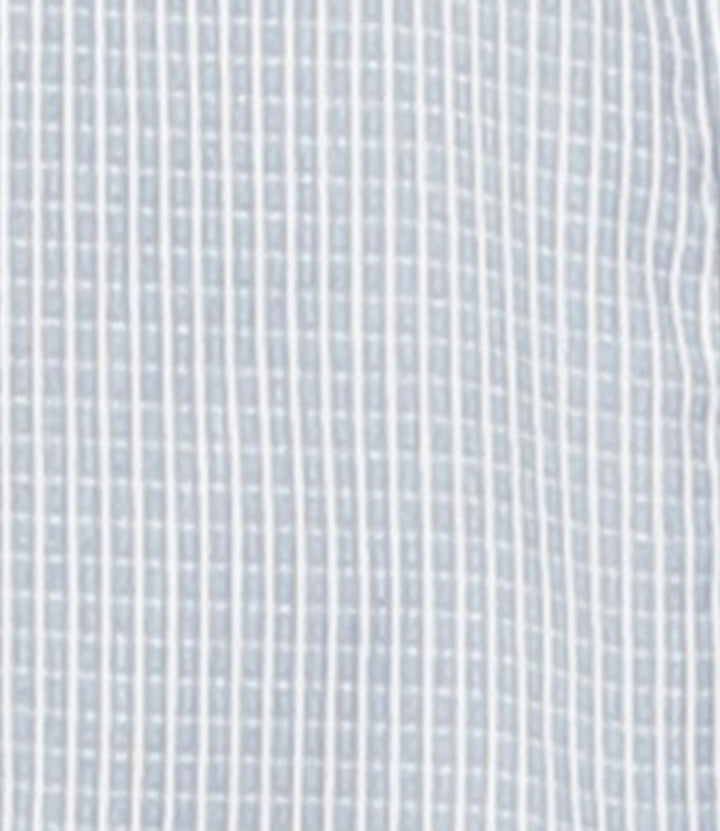 Blue Checks Cotton Shirt Dress