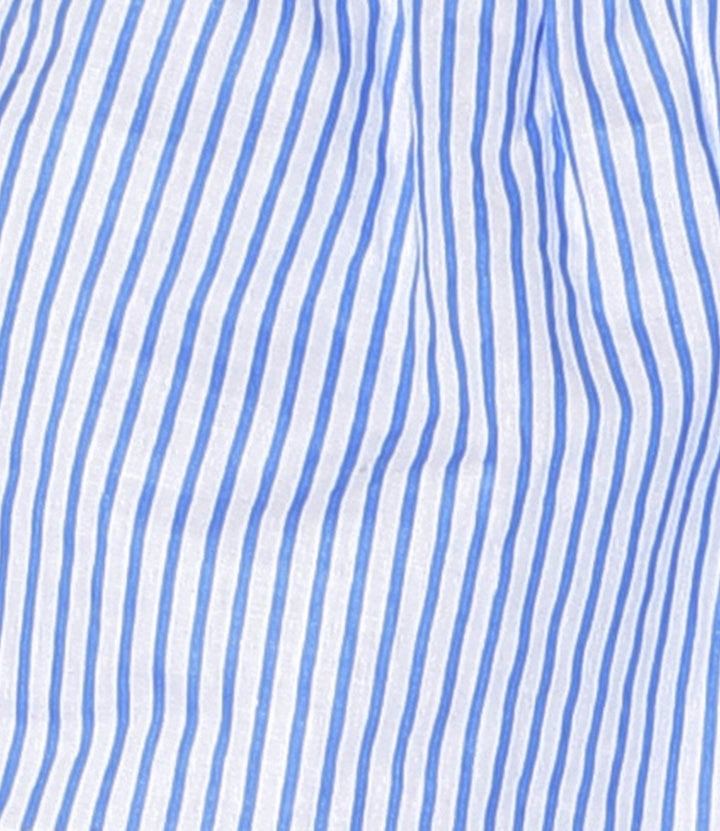 Cotton Stripes Bardot Dress