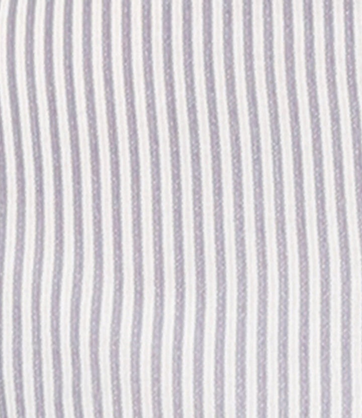 Grey Stripes Cotton Dress