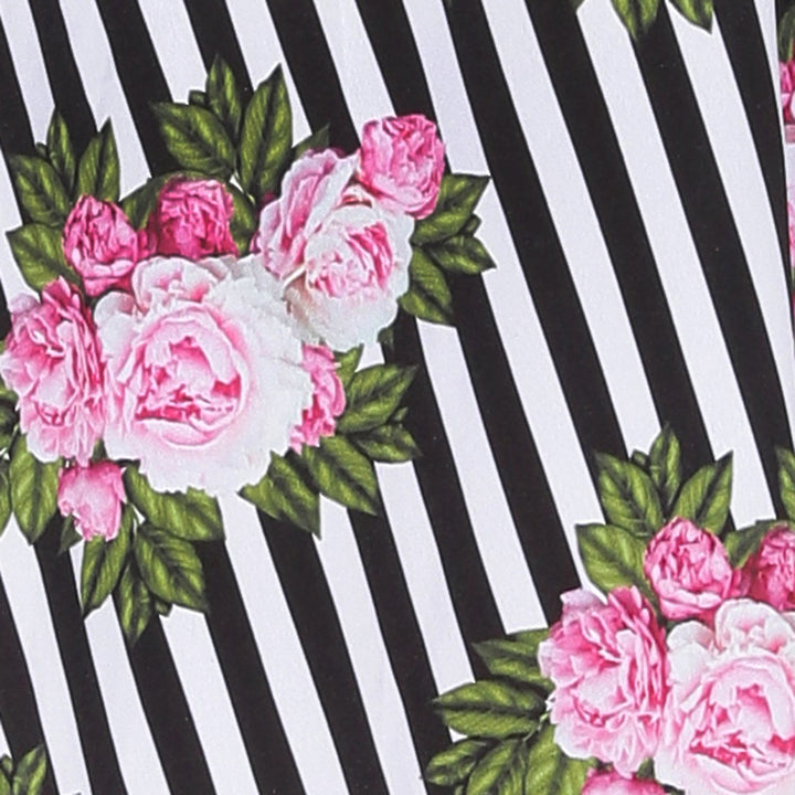 Striped & Floral Skirt